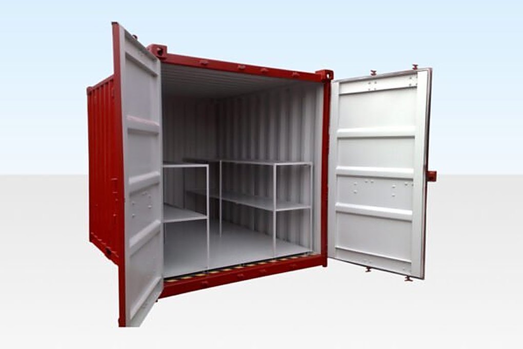 10Ft X 8Ft Flat Floor Bunded Store – Used