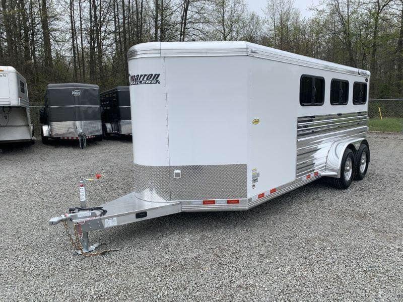 2020 19′ CIMARRON BUMPER PULL 6 PEN STOCK TRAILER – Used