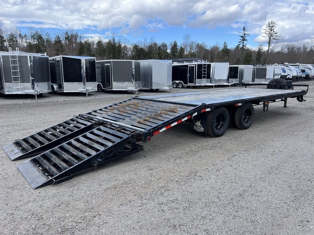 2022 Iron Bull Trailers 8.5×25 22K Deckover Equipment Hauler w/Rampage Ramps – Used
