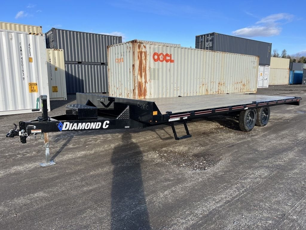 2024 Diamond C 8.5×22 7K Deckover Trailer w/Slide-In Ramps – Used