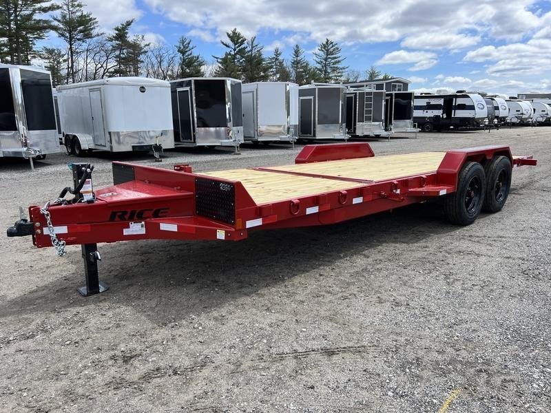 2024 Rice Trailers 7×22 16K Tilt Deck Powder Coat Equipment w/Toolbox – Used