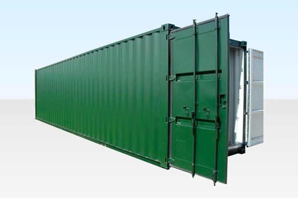 30Ft X 8Ft Shipping Container One Trip – Cut Down – Used