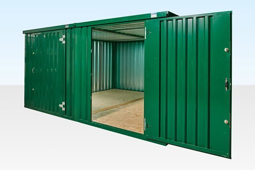 3M X 4.2M Side Linked Flat Pack Container Bundle (Powder Coated) – Used