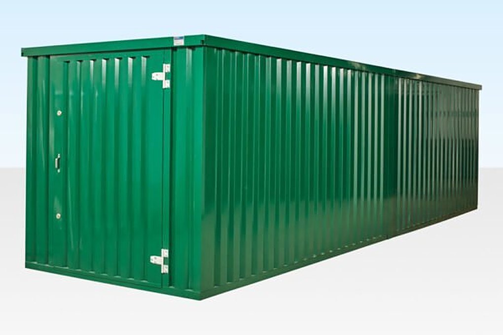 8M X 2.1M End Linked Flat Packed Container Bundle (Powder Coated) – Used
