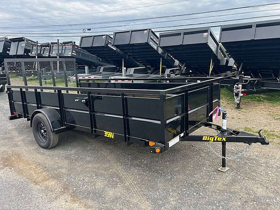 Big Tex 6 x 14 Landscape Utility Trailer – High Steel Sides – Used
