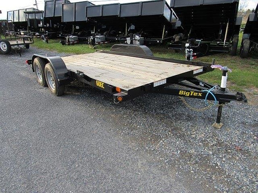 Big Tex 7 x 14 Economy Tandem Axle Car Hauler – Slide Out Ramps – Used