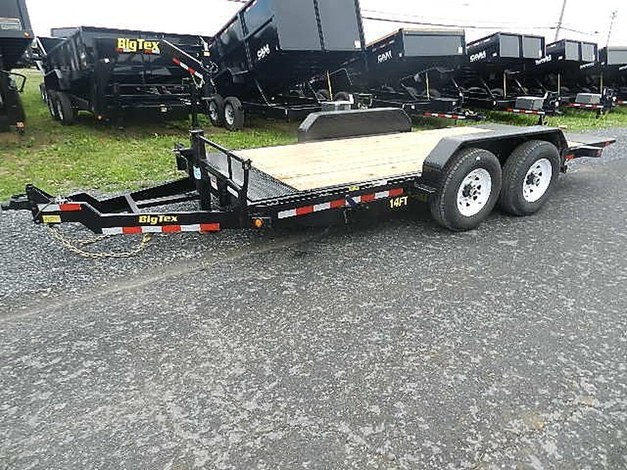 Big Tex 7 x 16 Full-Tilt Equipment Trailer – Removable Fenders – Used
