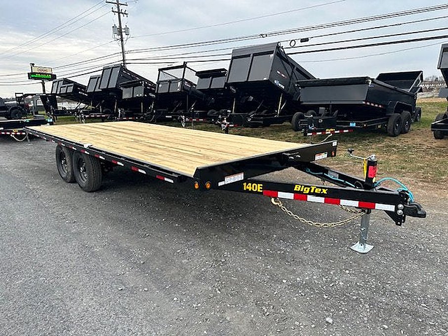 Big Tex 8.5 X 20 Deckover Equipment Trailer – Flat Deck – Used