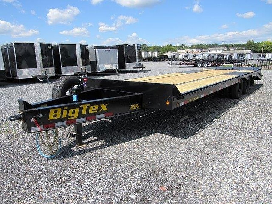 Big Tex 8.5 x 30 Heavy Duty Deckover Equipment Trailer – 12K Axles – Used