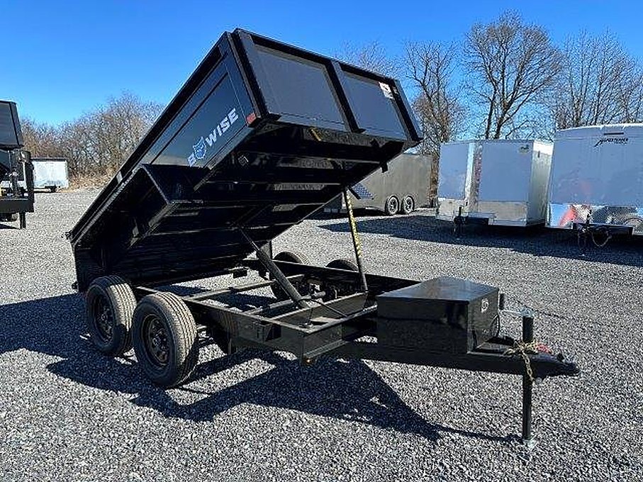 BWise 6 x 10 Low Profile Dump Trailer – Spreader Gate – Used
