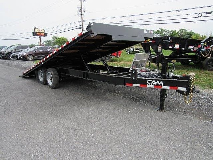 CAM Superline 8 x 22 Deckover Equipment Tilt Trailer – 8K Axles – Used