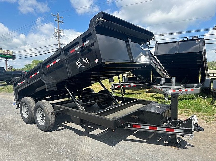 CAM Superline Beast 7 x 14 Dump Trailer – Hydraulic Jack – Used