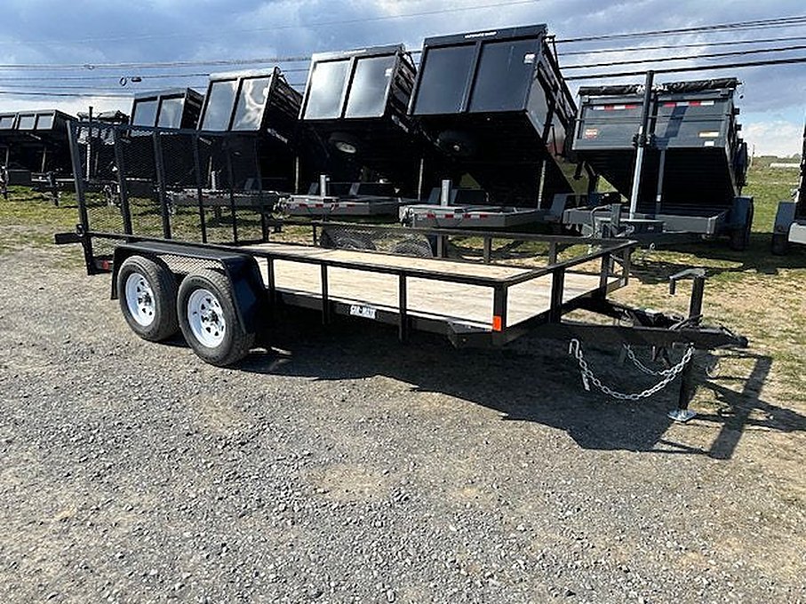 Car Mate 6 x 14 Landscape Utility Trailer – Landscape Ramp – Used