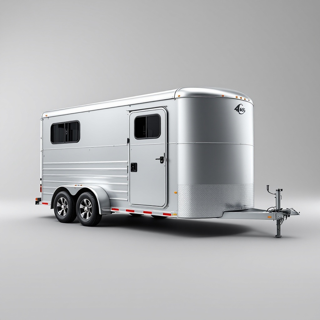 Diamond C 20ft Gooseneck Livestock Trailer, 14K GVWR