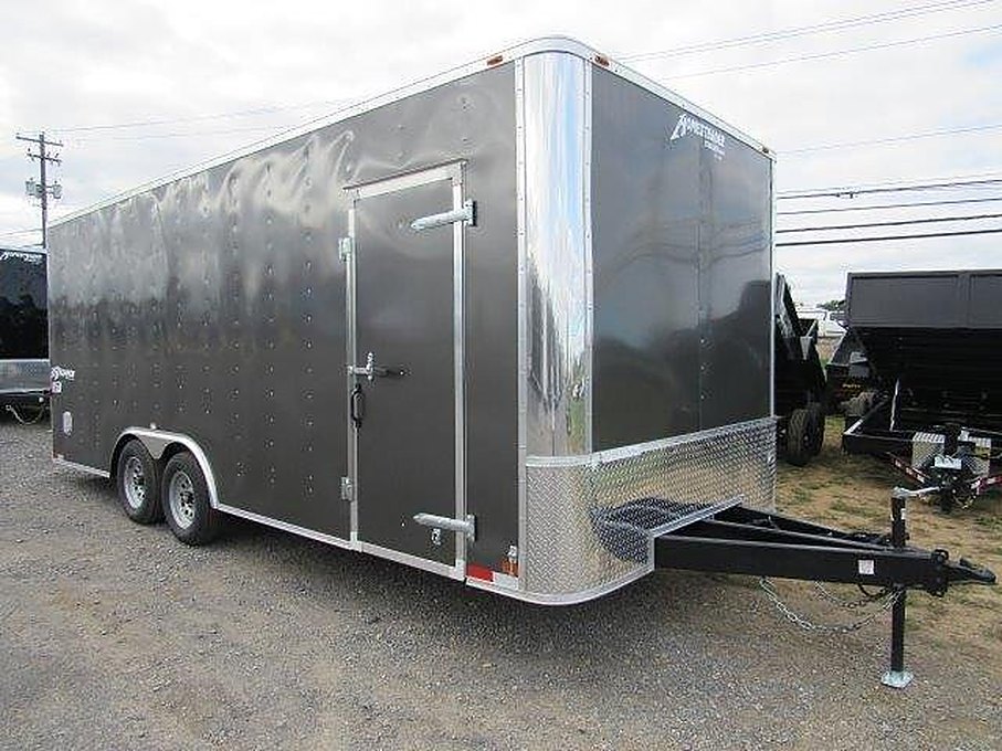 Homesteader 8.5 x 20 Enclosed 7K Car Trailer – 6″ Added Height – Used