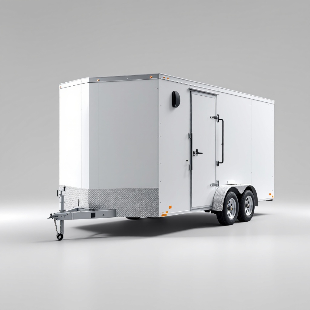 PJ Trailers 8.5x20 Tandem Enclosed Cargo Trailer, 10K GVWR
