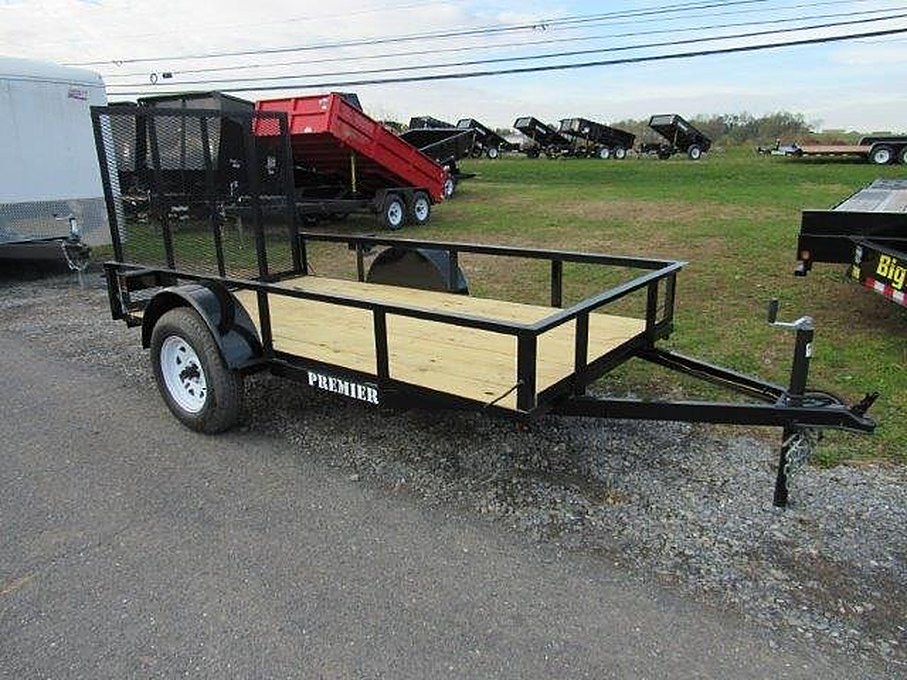 Premier 5 x 10 Landscape Utility Trailer – Rear Ramp Gate – Used