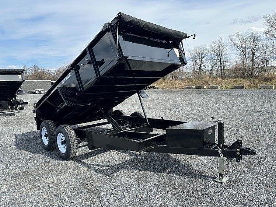 Premier 6 x 12 Low Profile Dump Trailer – Ladder Ramps – Used