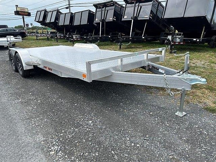 Sport Haven 7×20 Premium Aluminum Car Trailer – Torsion Axles – Used