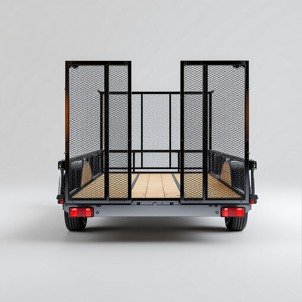 Sure-Trac 6x12 Tube Top Utility Trailer, 7K GVWR